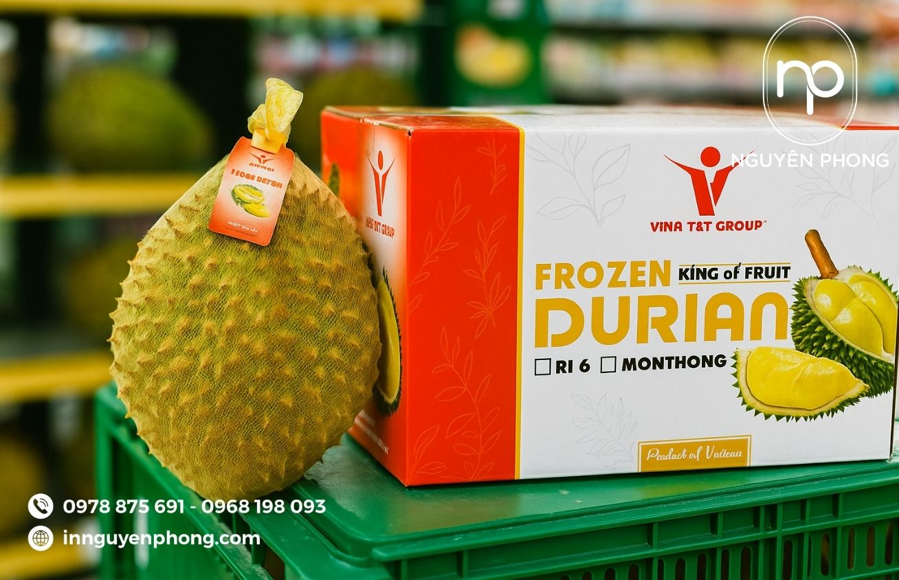 Thùng carton đựng sầu riêng kích thước lớn